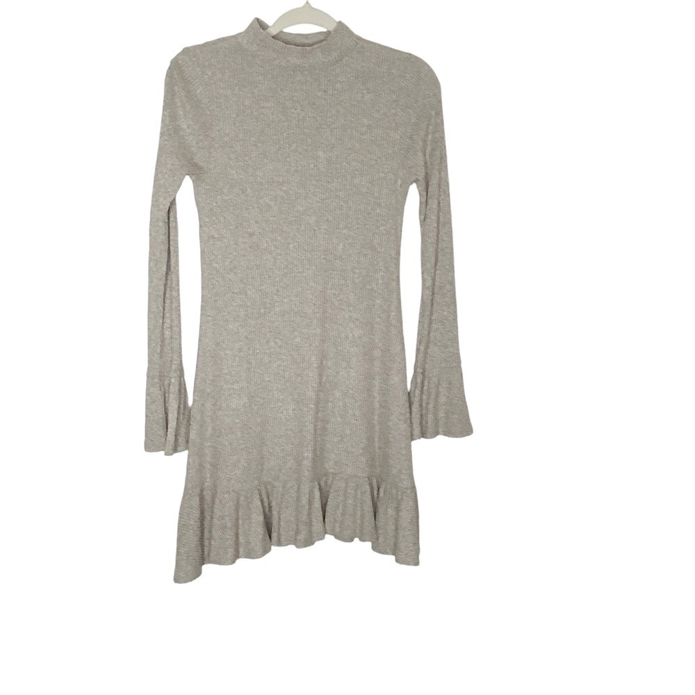 EXPRESS sweater dress. Long sleeves with bell cuffs. High neckline. Size XS